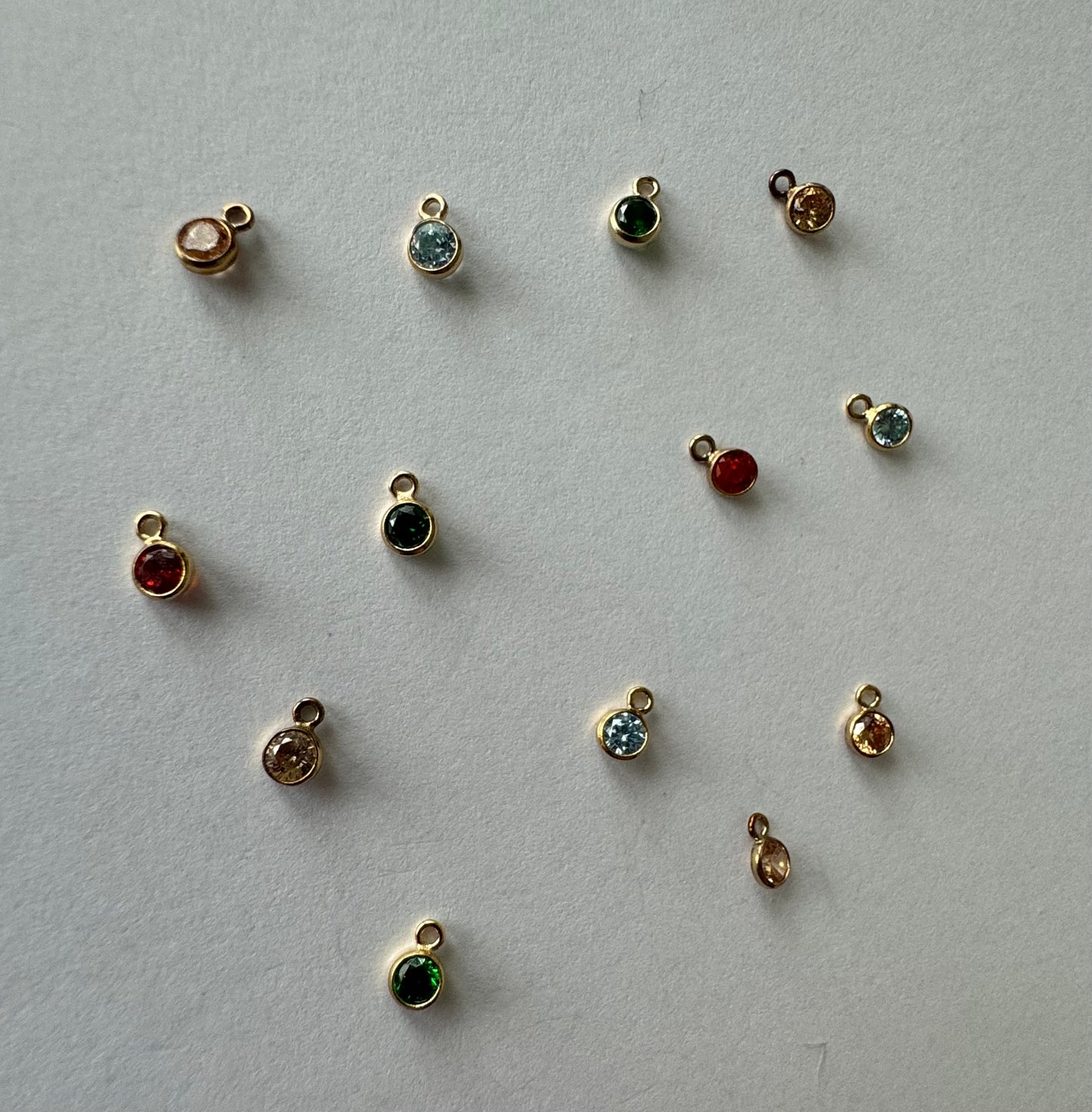 Colored Dangle Charm