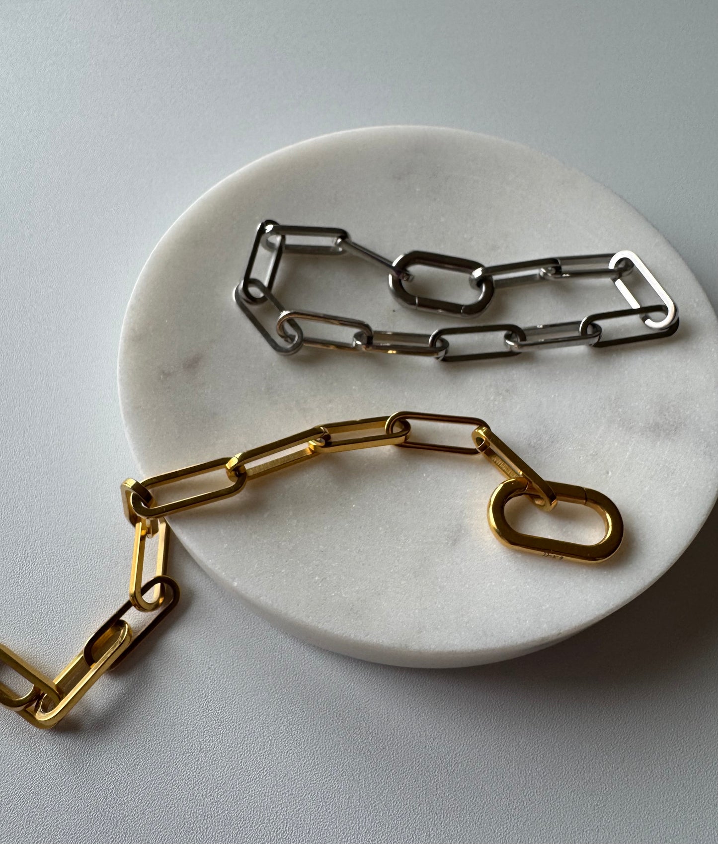 Chunky Paperclip Bracelet